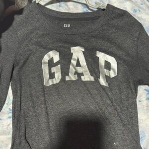 GAP Kids Gray Long Sleeve Shirt